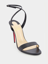 Christian Louboutin Loubigirl 100mm Black Nappa Leather Sandals