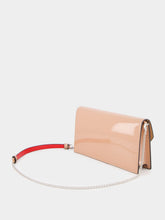 Christian Louboutin Loubi54 Beige leather clutch