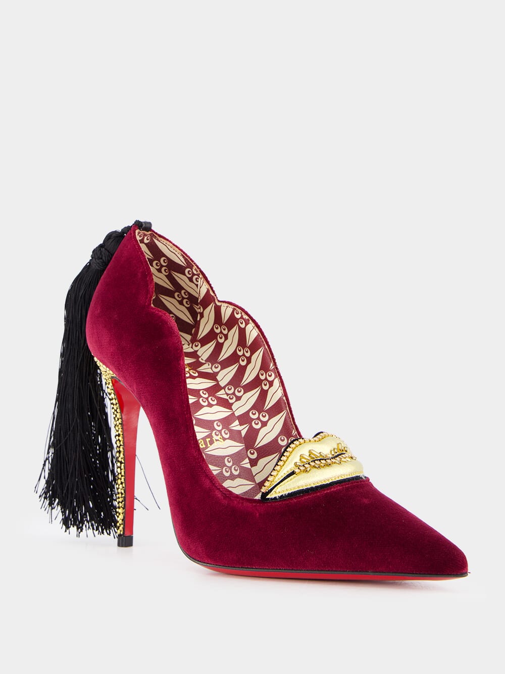 Hot Chick Kiss Velvet 100mm Pumps