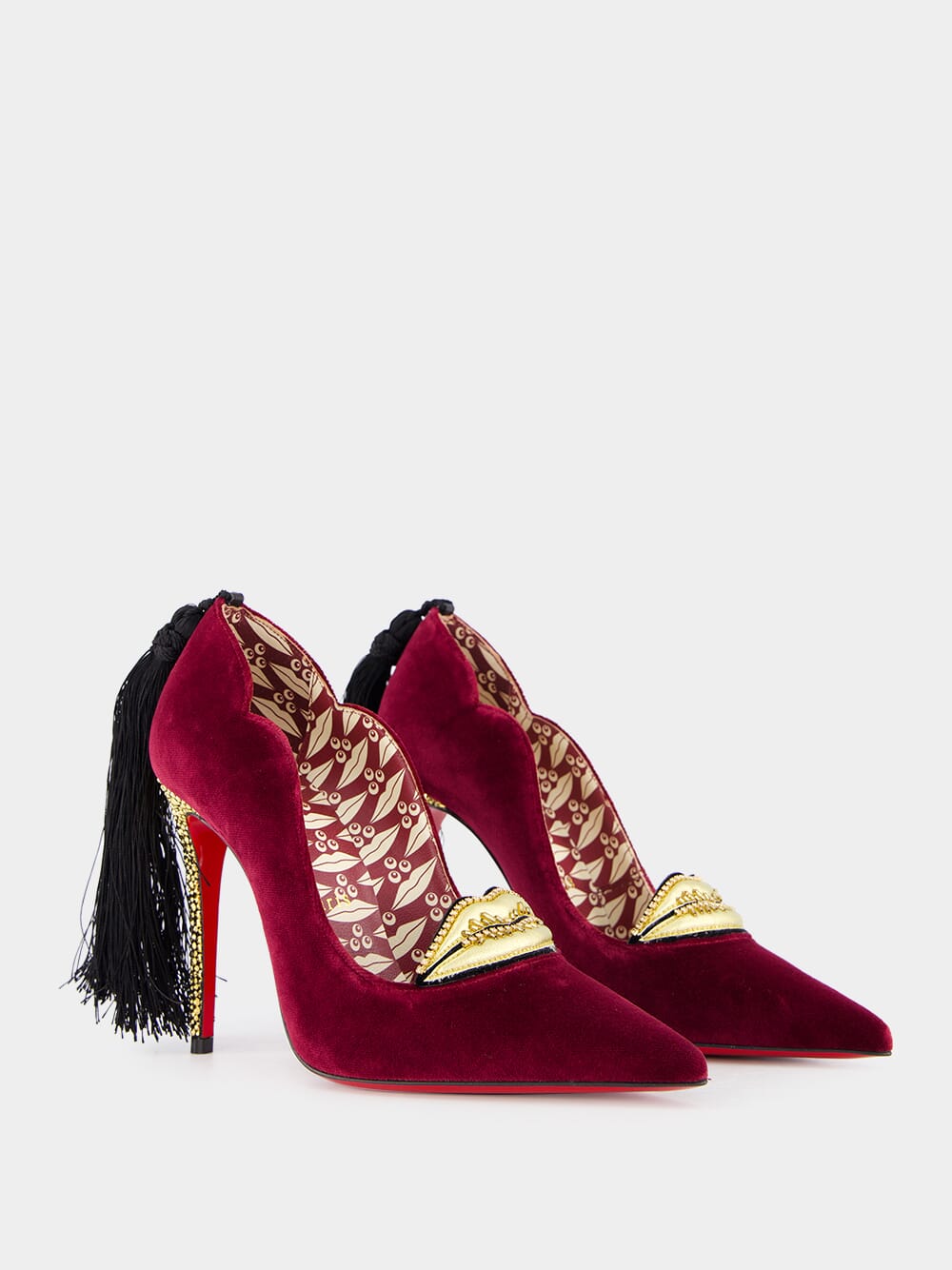 Hot Chick Kiss Velvet 100mm Pumps