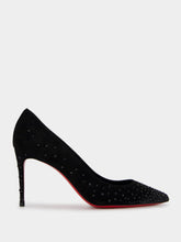 Christian Louboutin Degrakate Crystal Suede 85mm Pumps