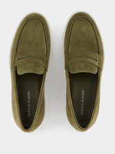 Manolo Blahnik Ellis Suede Slip-On Loafers