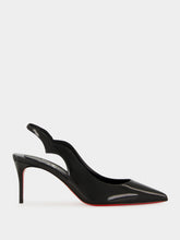 Christian Louboutin Black Hot Chick Sling 70 Patent Leather Pumps