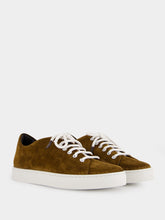 Manolo Blahnik Semanado Brown Suede Low Cut Sneakers