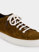 Manolo Blahnik Semanado Brown Suede Low Cut Sneakers