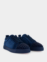 Christian Louboutin Last Night Blue Louis Junior Orlato Spikes Sneakers