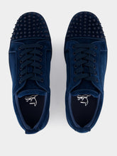 Christian Louboutin Last Night Blue Louis Junior Orlato Spikes Sneakers