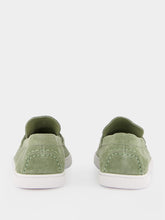 Christian Louboutin Chambeliboat Boat Shoes in Haiiro Green Calf Leather