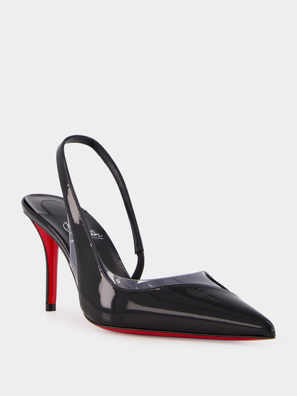 Posticha 80 mm Black Slingback Pumps