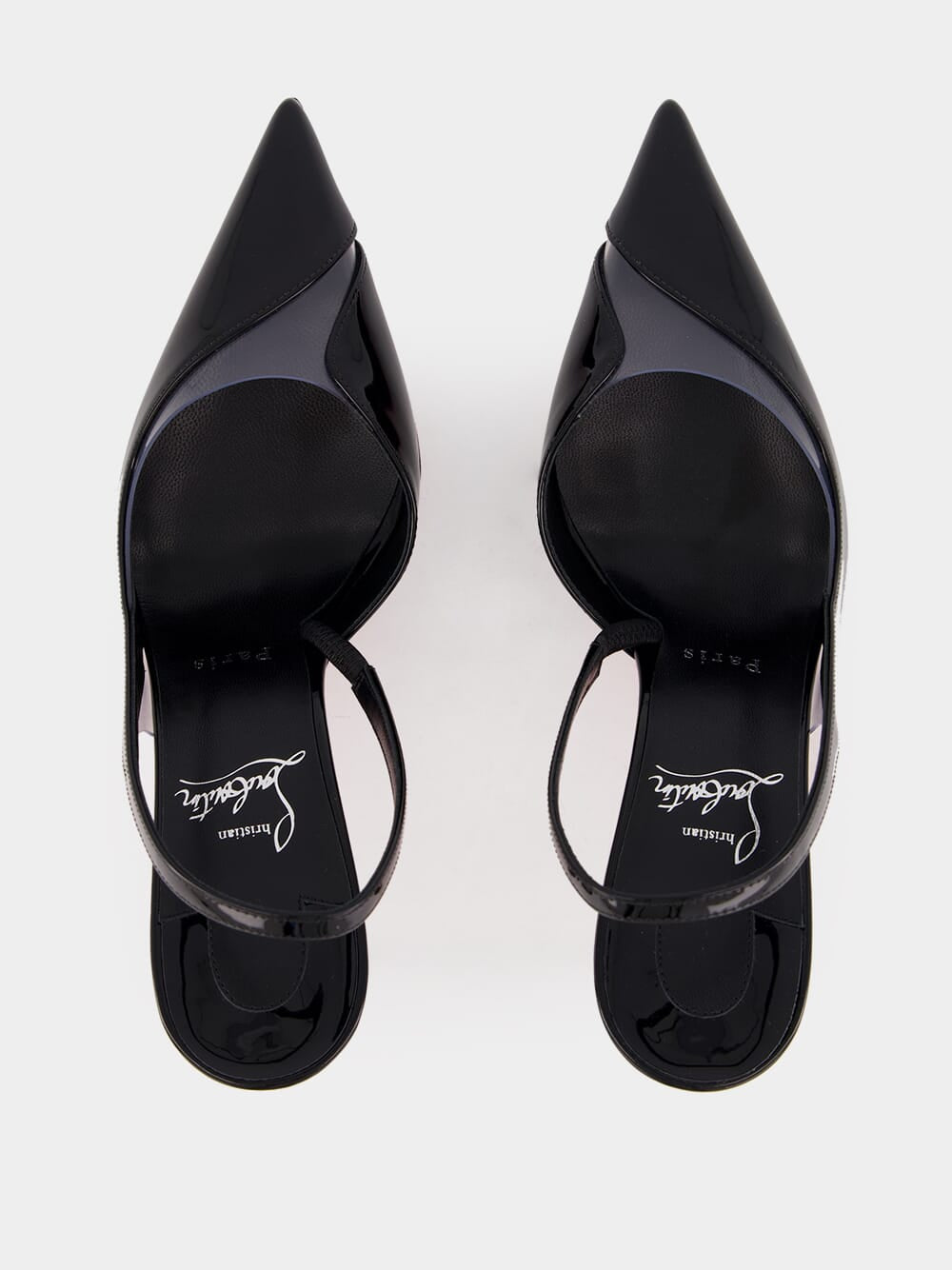 Posticha 80 mm Black Slingback Pumps