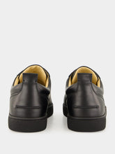 Christian Louboutin Louis Junior Black Leather Low-Top Sneakers
