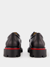 Christian Louboutin Black Our Pabelito Calf Leather Derby Shoes