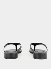 Christian Louboutin Janetonga Black Lamb Nappa Leather Thong Sandals