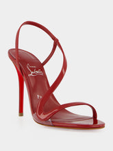 Christian Louboutin Empire Red Rosa Z 100 Patent Sandals