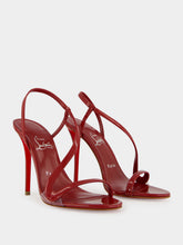 Christian Louboutin Empire Red Rosa Z 100 Patent Sandals
