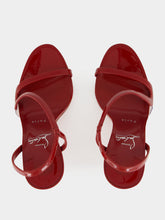 Christian Louboutin Empire Red Rosa Z 100 Patent Sandals
