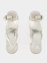 Christian Louboutin Minny Bubble Sling 70 mm Silver Slingbacks