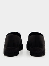 Christian Louboutin Nanou Mooncrest Ivy Black Cotton Espadrilles