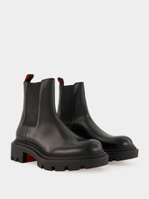 Christian Louboutin Black Devon College Calf Leather Boots