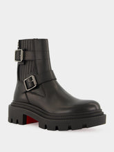 Christian Louboutin Black Oxybootie College Calf Leather Boots
