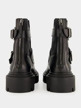 Christian Louboutin Black Oxybootie College Calf Leather Boots