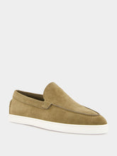 Christian Louboutin Silex Moonboat Suede Loafers