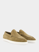 Christian Louboutin Silex Moonboat Suede Loafers