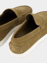 Christian Louboutin Silex Moonboat Suede Loafers
