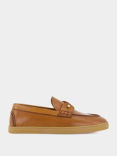 Christian Louboutin Chambeliboat Havane Leather Boat Shoes
