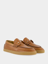Christian Louboutin Chambeliboat Havane Leather Boat Shoes
