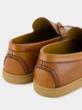 Christian Louboutin Chambeliboat Havane Leather Boat Shoes