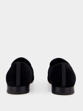 Christian Louboutin Dandydeco Flat Loafers in Black Veau Velours