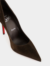 Christian Louboutin Cafe Brown Miss Z 100 Suede Pumps