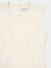 Gabriela Hearst Ivory Kendal Laces Midi Wool Dress