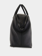 Christian Louboutin Black Funky Grained Leather Duffle Bag