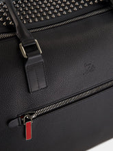 Christian Louboutin Black Funky Grained Leather Duffle Bag