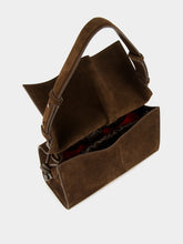 Christian Louboutin Baggy Small Cosme Suede Shoulder Bag