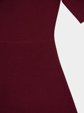 Gabriela Hearst Deep Bordeaux Seymore Knit Midi Dress