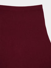 Gabriela Hearst Deep Bordeaux Freddie Knit Midi Skirt