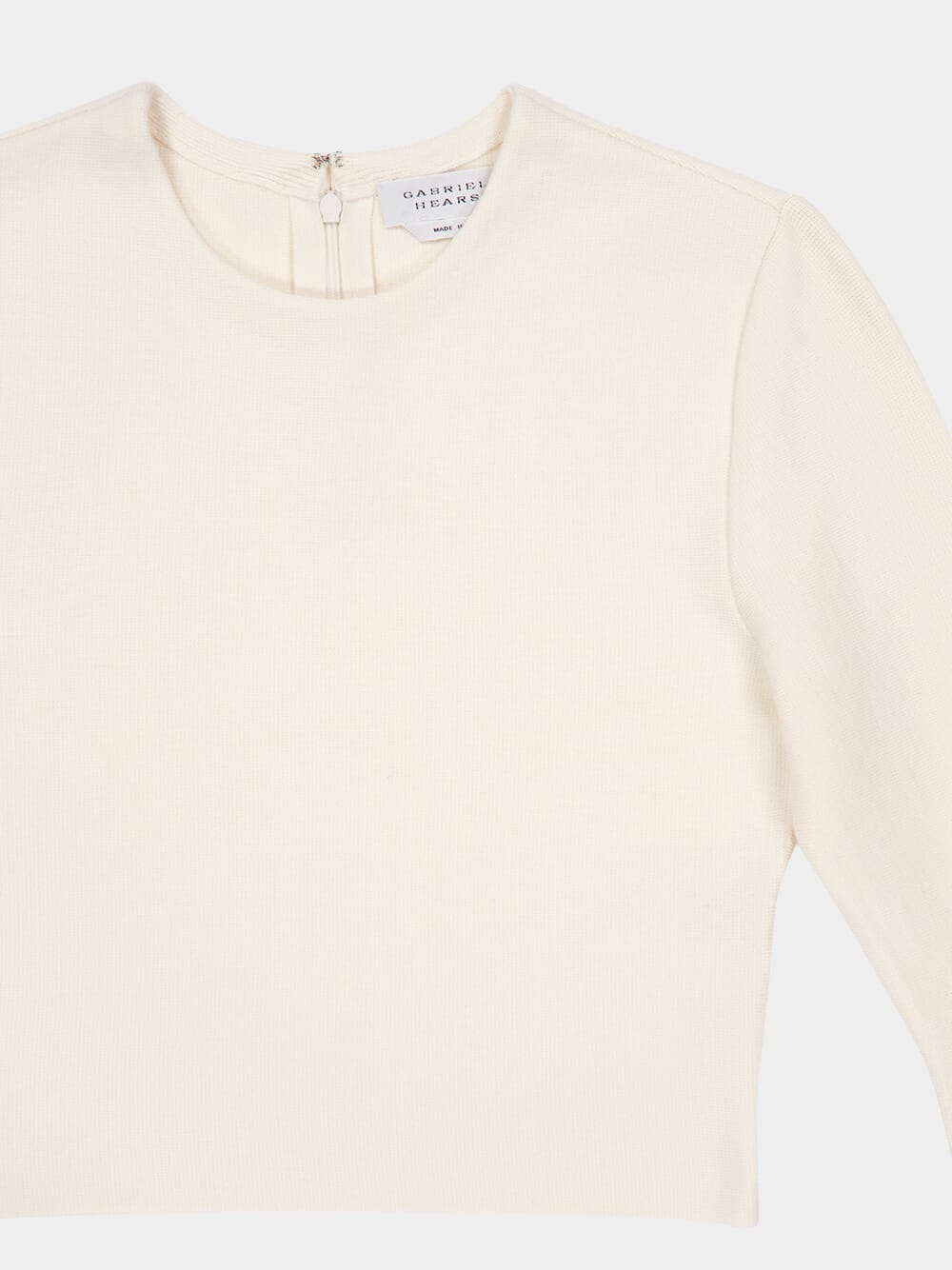 Ivory Long-Sleeve Talos Knit Top