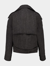 Courrèges Oblique Caviar Wool Short Coat