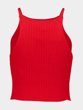 Courrèges Poppy Circle Rib Knit Top