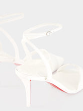 Christian Louboutin White Miss Z 80 Strappy Sandals