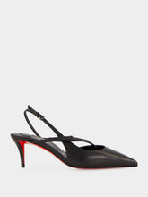Christian Louboutin Black Twistissimo Kid Leather Slingback Pumps