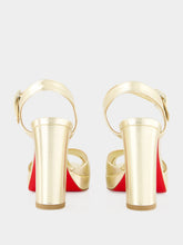 Christian Louboutin Platine Cora 100 Strappy Sandals