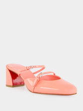 Christian Louboutin Grapefruit Jane Nina 55 Patent Leather Mules