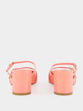 Christian Louboutin Grapefruit Jane Nina 55 Patent Leather Mules