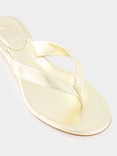 Christian Louboutin Platine Miss Z Thong Sandals