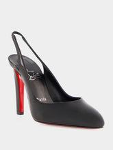Christian Louboutin Black Fannylove 100 Slingback Pumps