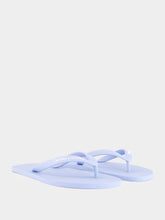 Christian Louboutin Pastel Blue Rubber Thongs